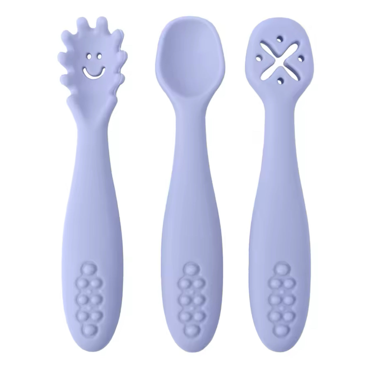 Cuillère fourchette silicone